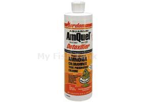
<p>Amquel protects aquarium and pond fishes and invertebrates by quickly eliminating in a true, single step action, three of the most toxic chemicals commonly found in water ammonia, chloramines and chlorine. Amquel does not interfere with the biological cycle
 and functions equally well in fresh or salt water aquariums.</p>
<p>Treats 960 gallons. </p>
