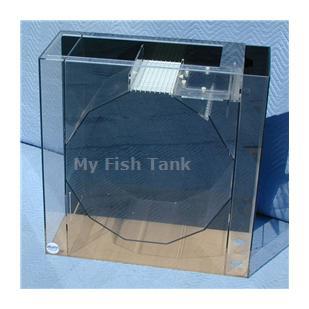 
<p>The 36&quot; Jelliquarium Tank-Only is the beginning of an exciting home, office or classroom jellyfish display system as it can be use for an In-Wall, cabinet or as an open display. Tank requires additional filter and cooling system.
</p>
<p>Our 36” Jelliquarium tank is 36.25&quot; Long by 12” Wide and 36.5” Tall and manufactured from cast acrylic material. Once framed into the wall the actual ‘porthole’ view into the tank is 21 inches in diameter. This patented 40 gallon faceted tank design includes
 true surface skimming to eliminate organics and an anti-siphon design feature to minimize back-siphon. This tank comes standard with a clear back for see-thru two-sided viewing and an optional colored back is available in Black, Light and Dark Blue ( see Background
 Option ). Jelliquarium Tank-Only comes with two 1&quot; drain bulkheads and a 1/2&quot; return Assembly.
</p>
<p>The Tank-only is priced without any lighting. Lighting options consist of an ABS light hood, two 20 watt light fixtures, one blue and one white fluorescent bulbs, or a Color Changing LED lighting System. This LED technology allows for a rainbow of colors
 in three modes, slow rotation, disco beat or individual colors. This system uses a micro processor and is operated with a hand held on-off remote control.</p>
<p>NOTE - Tank requires additional filter and cooling system.</p>

