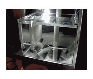 
<p>The Ephyra Tank holds free-swimming Ephyra which have strobilated away&nbsp;from the parent polyps. Jellyfish Ephyra require a flow, similar to a jellyfish display tank, that keeps them suspended at all times. The Midwater Systems Ephyra Tank was designed specifically
 for this task. A large rotation chamber and the drain chamber are seperated by a wide&nbsp;micron screened wall. These tanks are designed to be part of a larger central system. Each tank is independent and passive, meaning its water in-flow is provided by a seperate&nbsp;centralized
 water pump source&nbsp;and its 1&quot; Stand Pipe Drain&nbsp;allows drain water to exit back to the seperate central system. Water is introduced via a 3/8&quot; supply line to a rigid spraybar that directs a current of water vertically downward&nbsp;across the exit screen that leads
 to the Standpipe Drain chamber.</p>
<p>EPHYRA TANK is 18” long&nbsp;x 11” wide&nbsp;x 12” Tall.&nbsp;Various micron screen sizes available.</p>
<p>Exits, there are three choices for the Stand Pipe to&nbsp;drain, (1) through the&nbsp;bottom of the last chanmber, (2) through the front side of the&nbsp;last chamber or (3) through the back side of the last chamber.&nbsp;</p>

