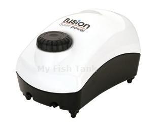
<p>The Fusion Air Pump 500 is able to operate up to 7 air accessories (depending on size and demand). The patented baffle system allows you to control the flow of air with a simple turn of the dial. It provides ample power to supply your accessories, while
 running whisper quiet. Using an air pump also adds dissolved oxygen to your water, improving the overall health of your aquarium.</p>
<p>
<table id="x_specTable" cellspacing="0">
<tbody>
Max Tank Size 60 gal. Height 3.5 in. Outlets 2 Max Wattage 3.5 Power Cord Length 4 ft. UL Listed No Warranty 3 year Length 5.5 in. Width 3.5 in.
</tbody>
</table>
</p>
