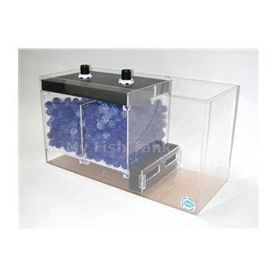 
<p>Bio-Fil 2™ Wet/Dry Filters include Bio-Pin Balls® and provide the most effective method of aquarium biological filtration available. Excellent choice for fresh or saltwater fish tanks. Bio-media helps increase oxygen content of the water.</p>
<p>This design incorporates an efficient drip plate for full distribution of water over the bio-media, an overflow passage, and a larger biological chamber than other brands. A removable post filter sponge allows for an expandable sump to accommodate protein
 skimmers or other filtration accessories. The rugged 1/4&quot; acrylic construction is durable, easy to install, fits most pre-filter drain lines and is designed for fish tanks up to&nbsp;360 gallons.</p>
