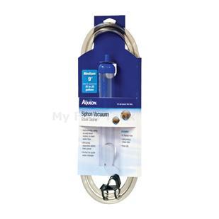 
<p>The Aqueon medium 9 inch siphon vacuum simplifies routine aquarium maintenance making water changes and substrate cleaning a breeze. The self-priming, 9 inch intake tube starts quickly, sucking dirt and debris from the substrate and leaving the gravel where
 it belongs. Includes: 6 ft. flexible hose, self priming intake tube, and hose clip. Ideal for 15 to 35 gallon tanks.</p>
<p>Specifications:For aquariums up to 20 gallons</p>
