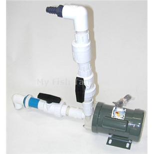 
<p>Iwaki&nbsp;water pump filter assembly contains all the items needed to complete a filter system, except the filter ( select filter seperately ).</p>
<p>Designed to work with Wet-Dry, Euro or KIS style sump filter systems. Includes 36&quot; flexible drain line, elbow, hose barb fittings and clamps to connect the Internal Overflow to the top of the&nbsp;filter. Additionally, all pump fittings, union ball valves, check
 valve, 8 foot of flexible tubing and bulkhead hole pre-drilled into the end of the filter.</p>
<p>The Iwaki 30 RT water pump is a Japanese made (&nbsp;TOP QUALITY&nbsp;), magnetic driven and sealess pump.&nbsp; Low heat exchange and quiet in operation.&nbsp; Highly durable design.extremely quiet ! It has 3/4&quot; male threaded inlet and outlets and moves approximately 510 GPH
 at 4 foot of head. </p>
<p>&nbsp;Safe for freshwater or saltwater applications. Pump comes with mounting bracket, 6’ power cord, BUT DOES REQUIRE A PLUG END.</p>
