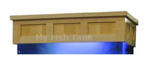 
<p>Mission style Canopy has a solid maple face, raised panels and a maple veneer top. Canopy lid opens fully and hinges at its rear. Canopy overlaps top of tank by 1-1/2&quot;</p>
<p>Stained and sealed finish. Sizes listed are based on footprint of aquarium. Available in unfinished, natural, light, medium, dark, whitewashed and black pine ( see choices in Finish drop-down window to the right ).
</p>
