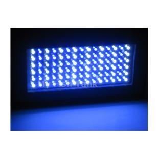 L.E.D. Reef aquarium lighting, Light Emitting Diode technology, is now energy efficient. Enclosed in a compact 16&quot;x 8.5&quot;x 3&quot; tall black hood are cool running internal transformers that drive&nbsp;<u>ninty 2 watt</u>&nbsp;both Blue and White LEDs. Independent controls
 with seperate power cords. Units are design to be suspended above the aquarium. Hanging cables included.