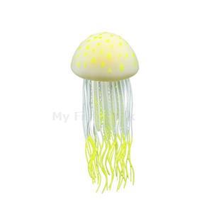
<p>With realistic life-like action Aquatop?s new Jellyfish move with the flow of the water. The vibrant colors give off a glowing affect when lit from any aquarium light. An adjustable suction cup anchor mount makes mounting and placement easy. FEATURES</p>
<li>Realistic life-like action </li><li>Moves with water current </li><li>Vibrant translucent colors </li><li>Glowing effect under light </li><li>Adjustable suction cup mount
<p>Specs</p>
</li><li>Includes one Jellyfish </li><li>Adjustable Suction Cup Mount </li><li>Easy to Install </li><li>Fun to Watch </li><li>Safe for Freshwater or Saltwater </li>